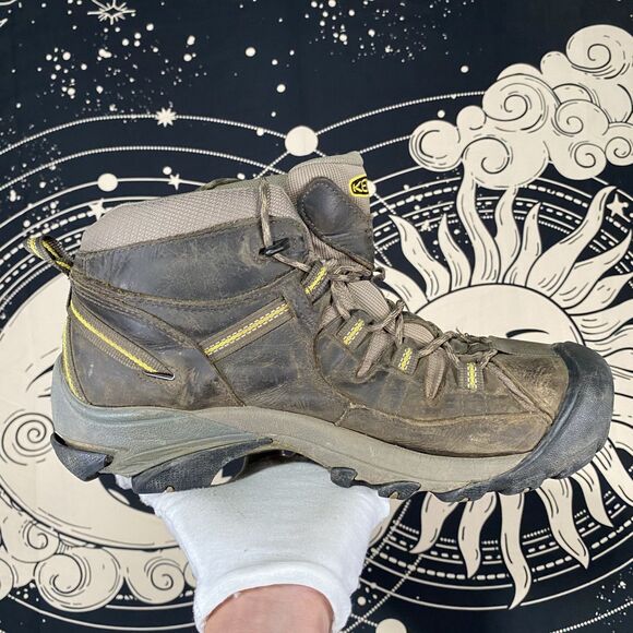 Keen Dry Waterproof Boots Brown Mens 10.5 Hiking Outdoor Utility